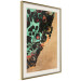 Wall Poster Mineral Structure - colorful unconventional abstraction on a brown background 118172 additionalThumb 2