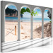 Canvas Print Columns and Beach (1 Part) Wide 124372 additionalThumb 2
