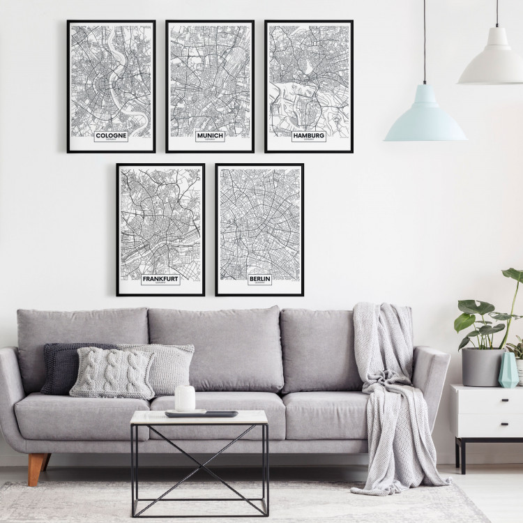 Gallery wall art Maps 124772 additionalImage 2