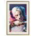 Wall Poster Harlequin - portrait of a woman with geometric figures in an abstract style 125372 additionalThumb 19