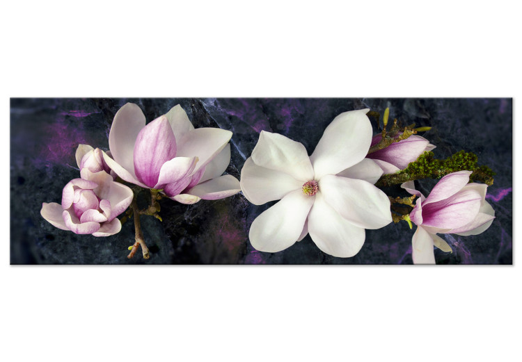 Canvas Art Print Avant-Garde Magnolia (1 Part) Narrow Violet 125772