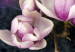 Canvas Art Print Avant-Garde Magnolia (1 Part) Narrow Violet 125772 additionalThumb 4