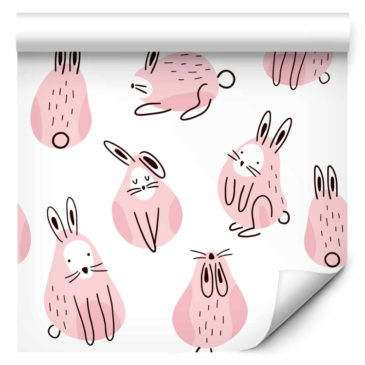 Modern Wallpaper Hairy Rabbits 126972 additionalImage 1