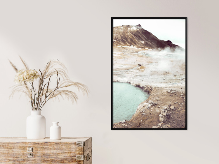 Wall Poster Path of Mists - landscape of mountain terrain and water in warm tones 129472 additionalImage 4