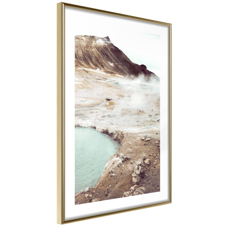 Wall Poster Path of Mists - landscape of mountain terrain and water in warm tones 129472 additionalImage 7