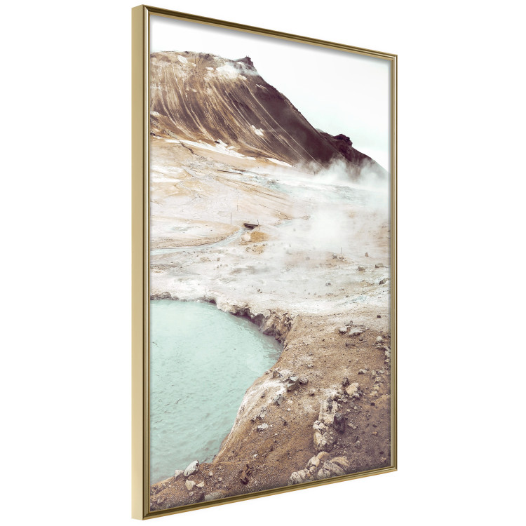 Wall Poster Path of Mists - landscape of mountain terrain and water in warm tones 129472 additionalImage 12