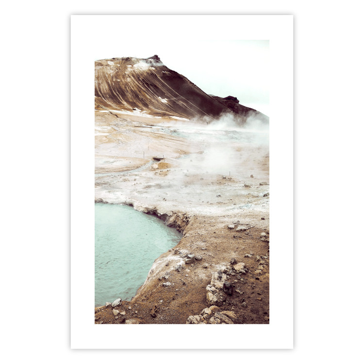 Wall Poster Path of Mists - landscape of mountain terrain and water in warm tones 129472 additionalImage 25