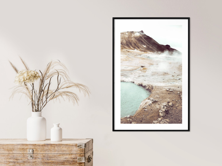 Wall Poster Path of Mists - landscape of mountain terrain and water in warm tones 129472 additionalImage 18