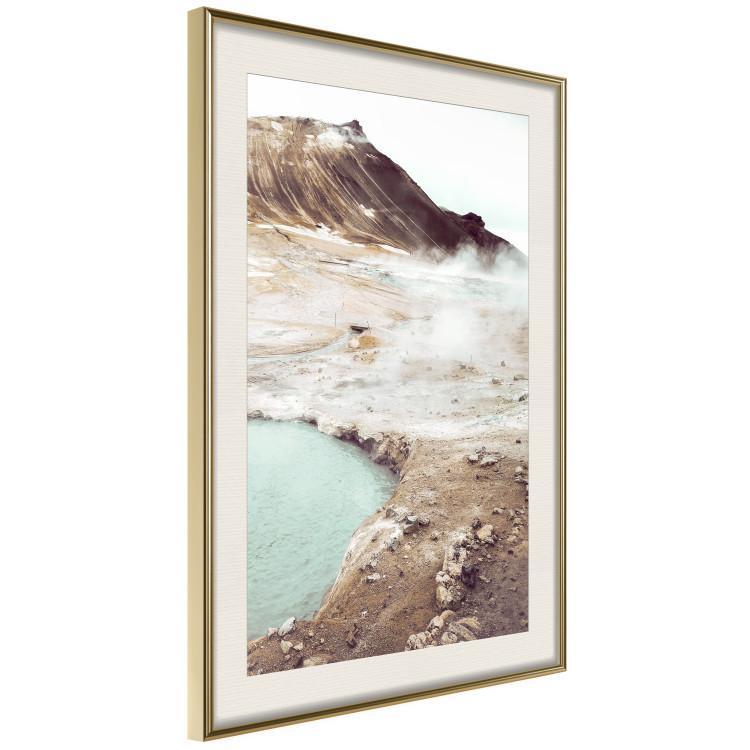 Wall Poster Path of Mists - landscape of mountain terrain and water in warm tones 129472 additionalImage 3