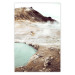 Wall Poster Path of Mists - landscape of mountain terrain and water in warm tones 129472