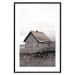 Poster Fisherman's Hut - landscape of a field and a stone house against a clear sky 130272 additionalThumb 15