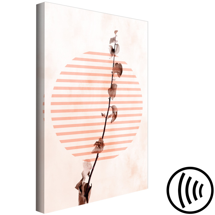 Canvas Print Weak twig - abstract with nature and a geometric pattern 131672 additionalImage 6