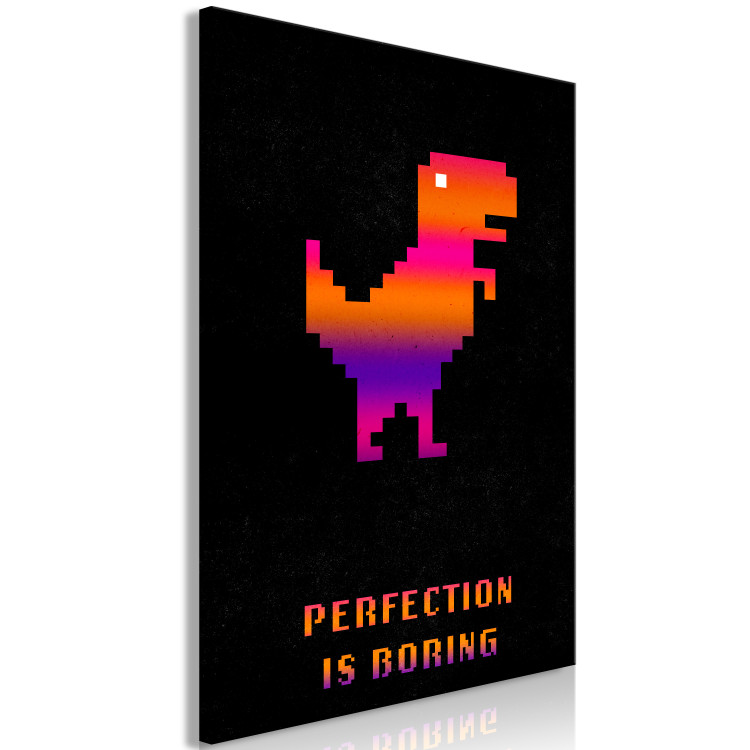 Canvas Art Print Perfection Is Boring (1 Part) Vertical 131872 additionalImage 2