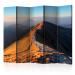 Room Divider Screen Trail in the Western Tatras II - mountain landscape against the sky and fog 133972