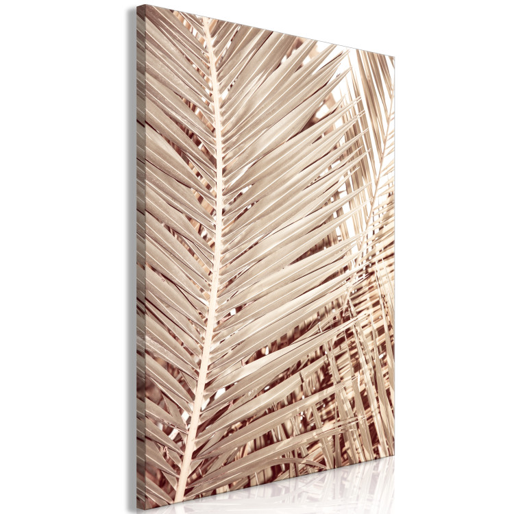 Canvas Print Dried palm - sharp, dry palm leaves on a white background 135272 additionalImage 2