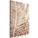 Canvas Print Dried palm - sharp, dry palm leaves on a white background 135272 additionalThumb 2