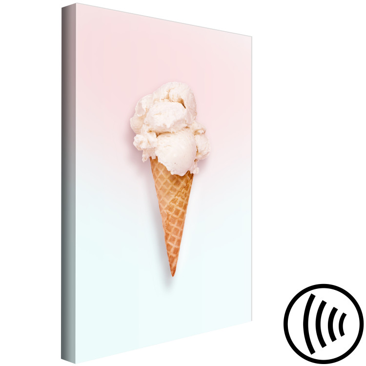 Canvas Print Ice cream in Wafer - Pastel Boho style composition 135872 additionalImage 6