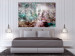 Canvas Print Dream of a Summer Night (1-piece) Wide - colorful glowing abstraction 137872 additionalThumb 3