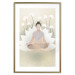 Poster Love Yoga - meditating woman against white flowers in a Zen style 138872 additionalThumb 23