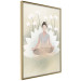 Poster Love Yoga - meditating woman against white flowers in a Zen style 138872 additionalThumb 6