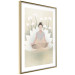 Poster Love Yoga - meditating woman against white flowers in a Zen style 138872 additionalThumb 10