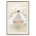 Poster Love Yoga - meditating woman against white flowers in a Zen style 138872 additionalThumb 27