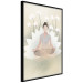Poster Love Yoga - meditating woman against white flowers in a Zen style 138872 additionalThumb 5