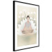 Poster Love Yoga - meditating woman against white flowers in a Zen style 138872 additionalThumb 7
