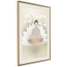 Poster Love Yoga - meditating woman against white flowers in a Zen style 138872 additionalThumb 11