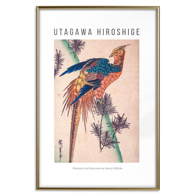 Poster Pheasant and Pine 142472 additionalImage 11