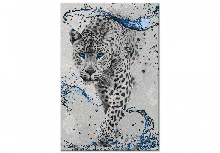 Paint by Number Kit Blue Breeze and Leopard 142572 additionalImage 2