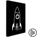Canvas Rocket Soaring into Space (1-piece) Vertical - composition for children 143472 additionalThumb 6