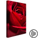 Canvas Art Print Red Flower (1-piece) - close-up of delicate rose petals 144772 additionalThumb 6