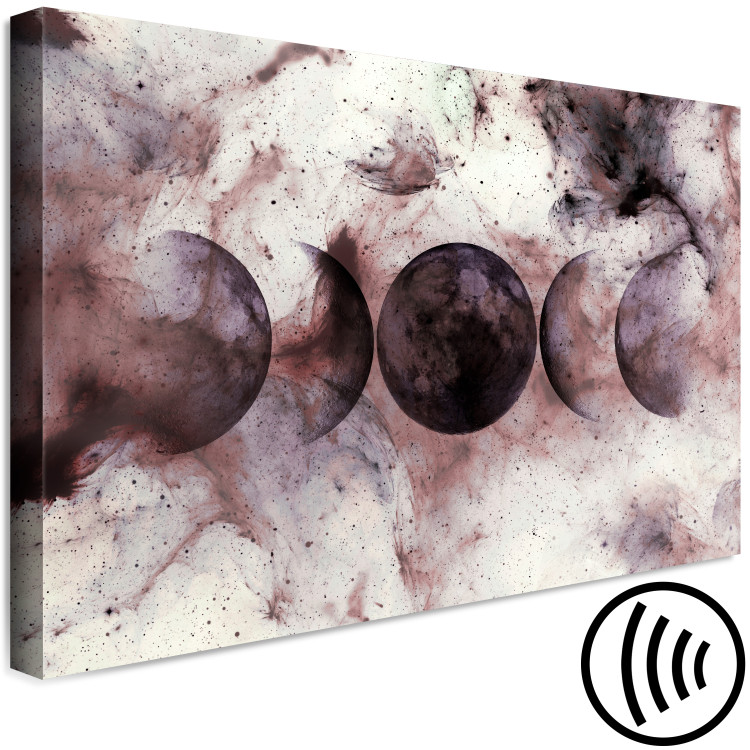 Canvas Print Collision of Worlds (1-piece) - abstraction with planets in space 145272 additionalImage 6