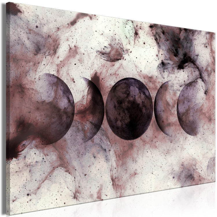 Canvas Print Collision of Worlds (1-piece) - abstraction with planets in space 145272 additionalImage 2