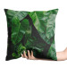Decorative Velor Pillow Faces of greenery - a plant composition with rich Philodendron detailing 147072 additionalThumb 2