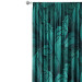 Decorative Curtain Leafy thickets - a graphic floral pattern in shades of sea green 147172 additionalThumb 4