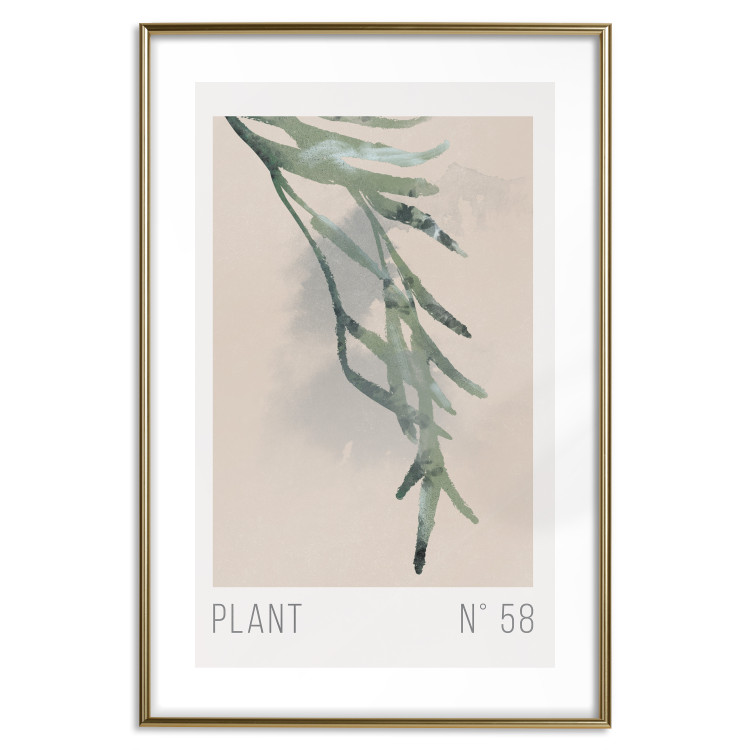 Wall Poster Plant Number 58 [Poster] 148972 additionalImage 24