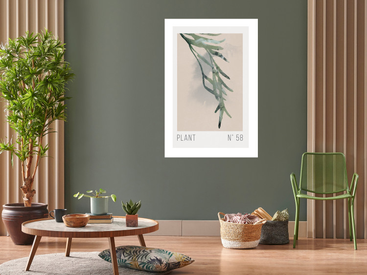 Wall Poster Plant Number 58 [Poster] 148972 additionalImage 19