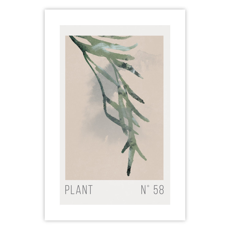 Wall Poster Plant Number 58 [Poster] 148972 additionalImage 20