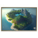 Wall Poster Green Island - An Archipelago With Mountains and a Lake Inspired by Minecraft 150672 additionalThumb 26