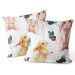 Decorative Velor Pillow Fairytale Bunnies - Pastel Animals and Butterflies on a White Background 151372 additionalThumb 3