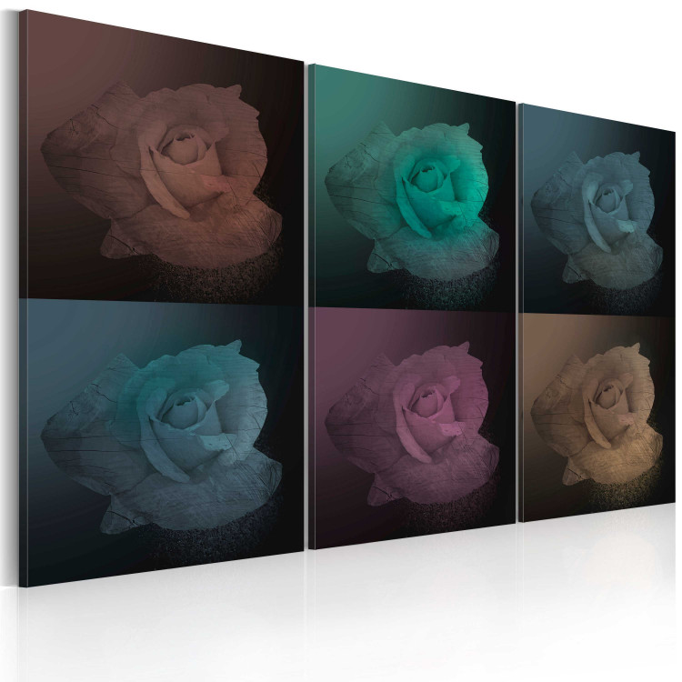 Canvas Print Six shades of rose 50172 additionalImage 2