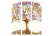 Room Divider Golden Tree - artistic plant in an abstract golden motif 95372 additionalThumb 7
