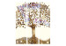 Room Divider Golden Tree - artistic plant in an abstract golden motif 95372 additionalThumb 3