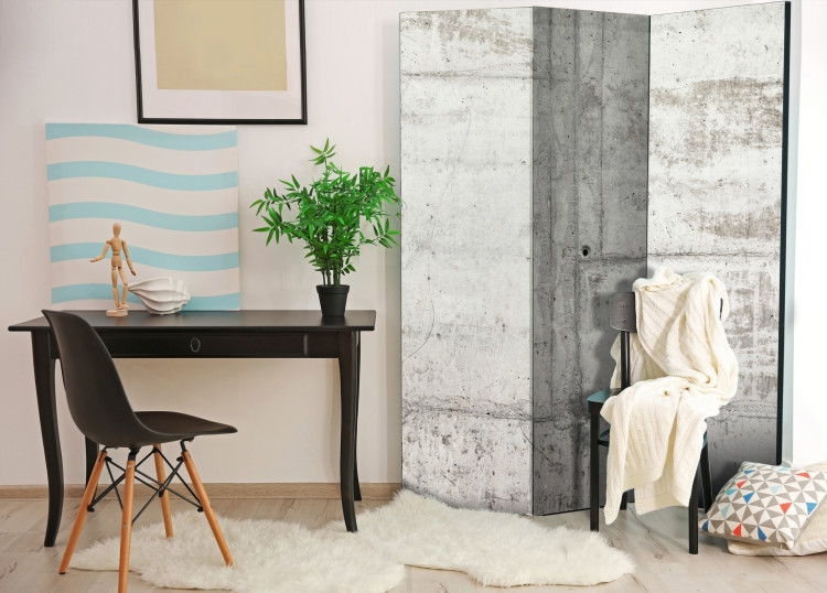 Room Separator Urban Bunker - architectural concrete texture in urban style 95472 additionalImage 2