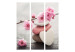 Folding Screen Zen Flowers - colorful stones and pink plants on a wooden table 96072 additionalThumb 7