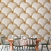 Wall Mural Perfect harmony - trendy quilted beige pattern with gold ornaments 97572 additionalThumb 6