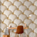 Wall Mural Perfect harmony - trendy quilted beige pattern with gold ornaments 97572 additionalThumb 4