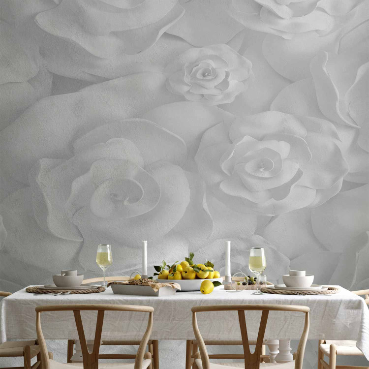 Wall Mural Plaster Flowers 108182 additionalImage 4